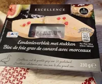 Bloc de foie gras de canard avec morceaux