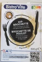 Brochette de poulet sauce curry