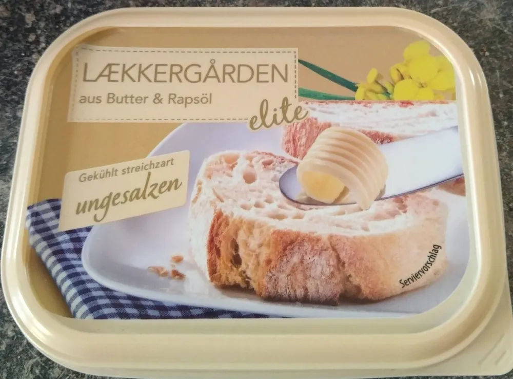 Lækkergården aus Butter & Rapsöl ungesalzen