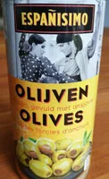 Olives vertes farcies d'anchois
