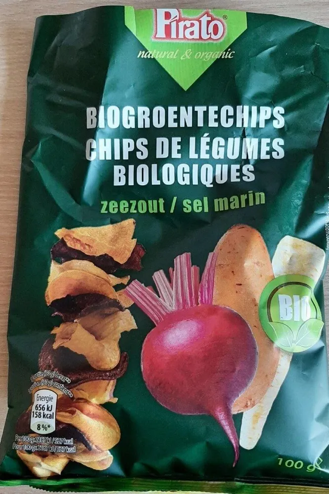 Chips de légumes et de pommes de terre