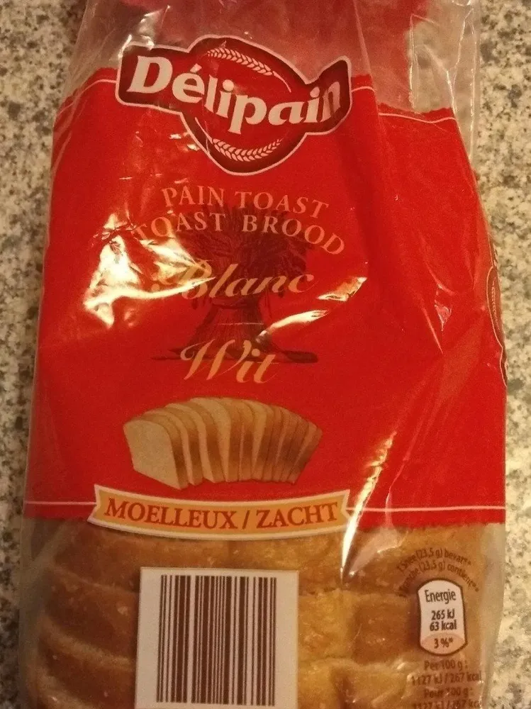 Delipain Pain Toast Complet