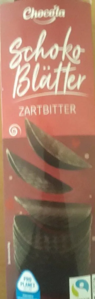Schoko-Blätter Zartbitter