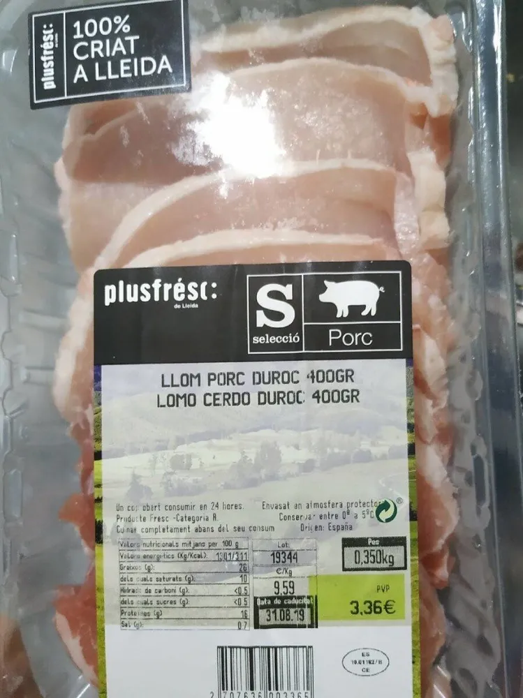 Lomo de cerdo
