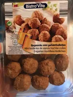 Boulettes de viande hachee cuite