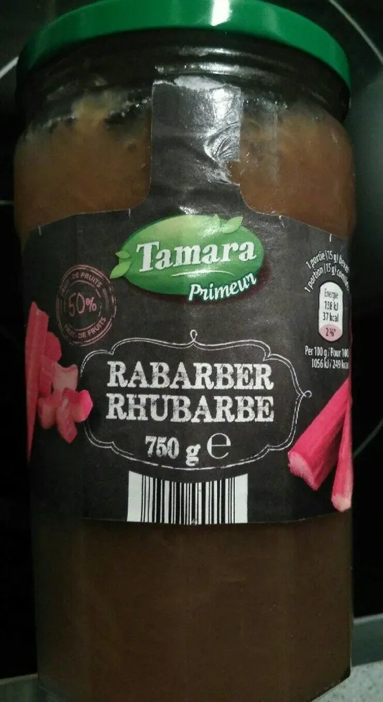 Tamara primeur rhubarbe