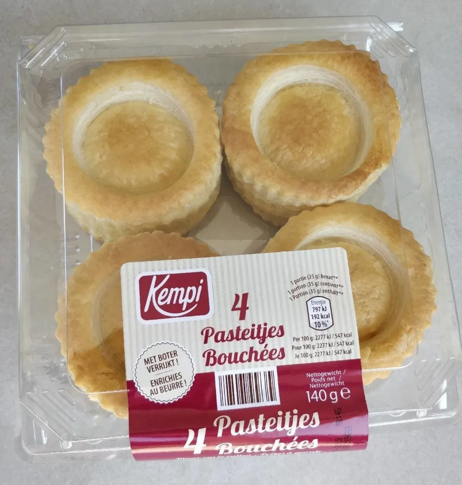 Bouchées à garnir