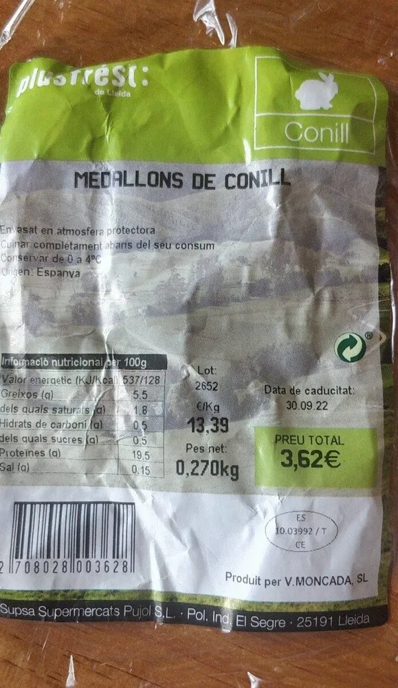 Medallons de conill