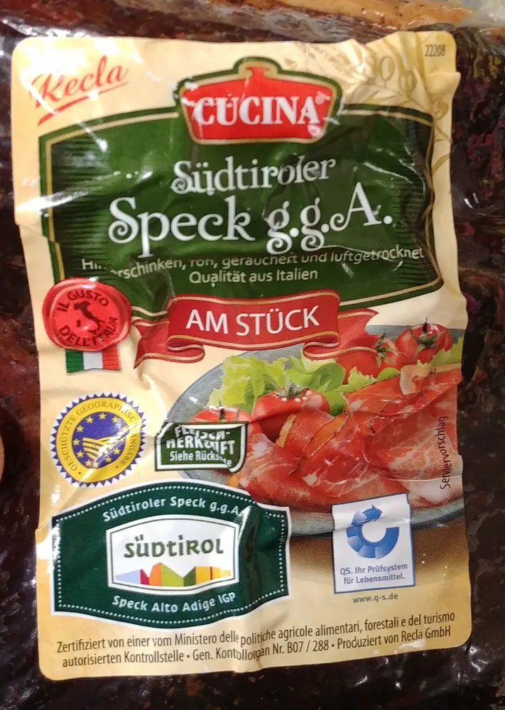 Südtiroler Speck g.g.A.
