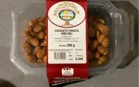 Cacauets fregits amb mel