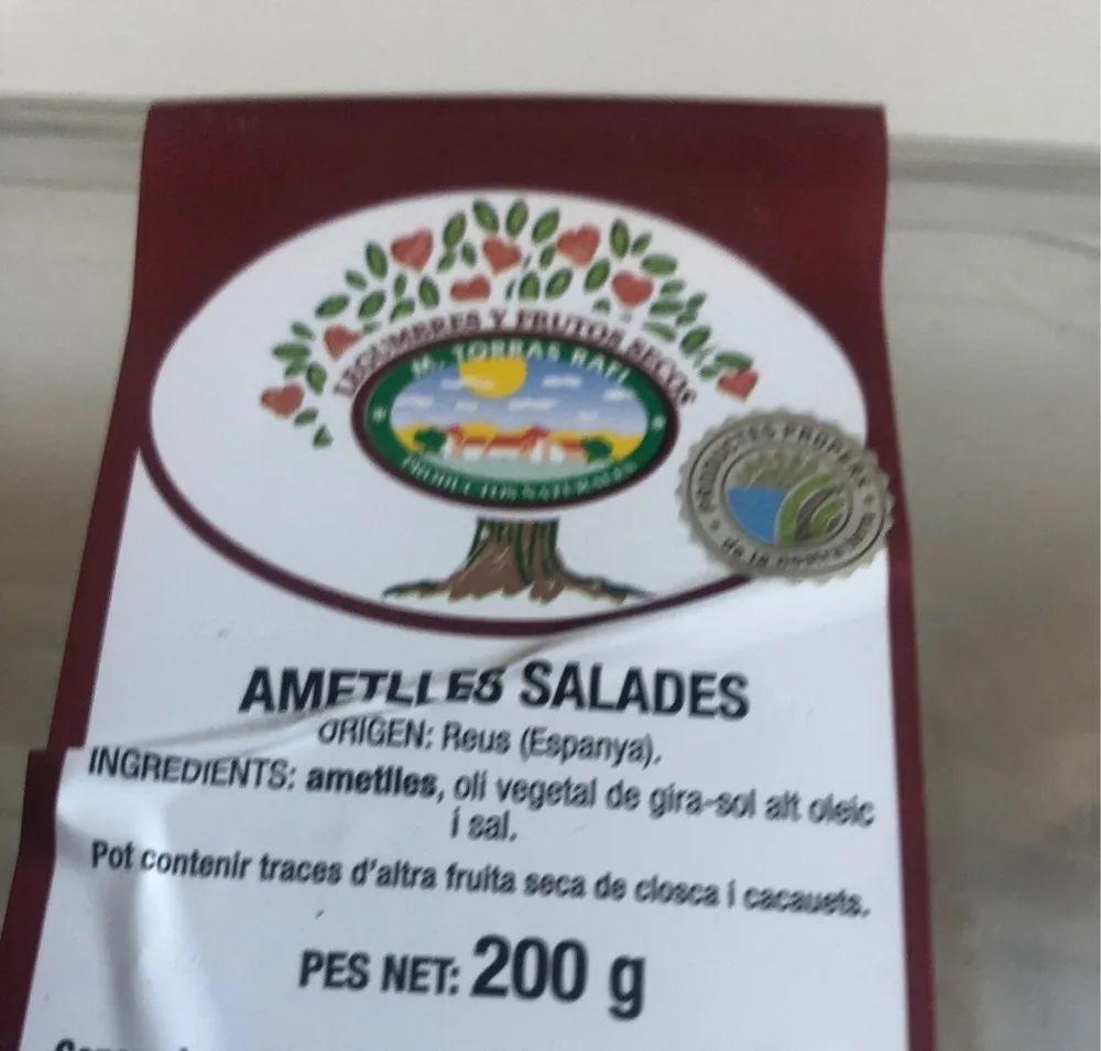 Almendrs saladas
