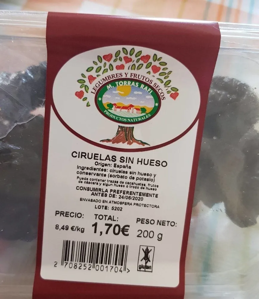 Ciruelas sin hueso