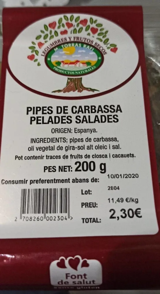 Pipas de calabaza