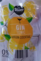 Gin tonic virgin cocktail