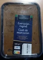 Civet de marcassin à la sauce grand veneur au poivre noir