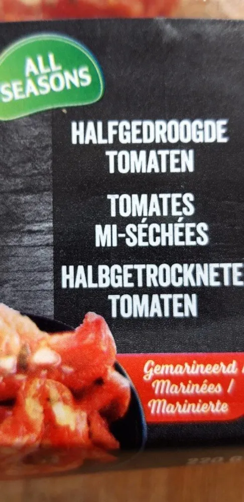 Halfgedroogde tomaten