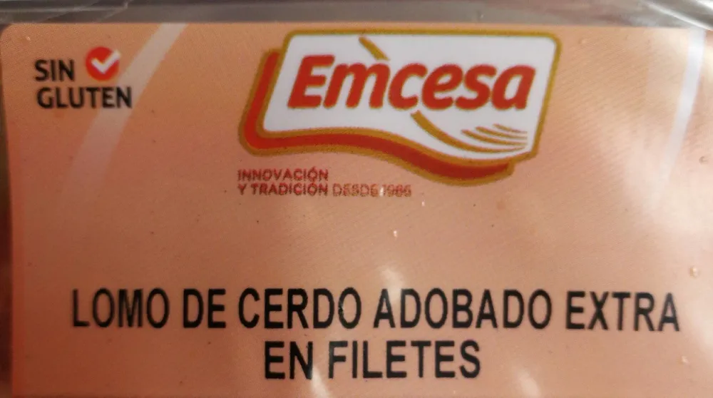 Lomo de cerdo adobado extra en filetes