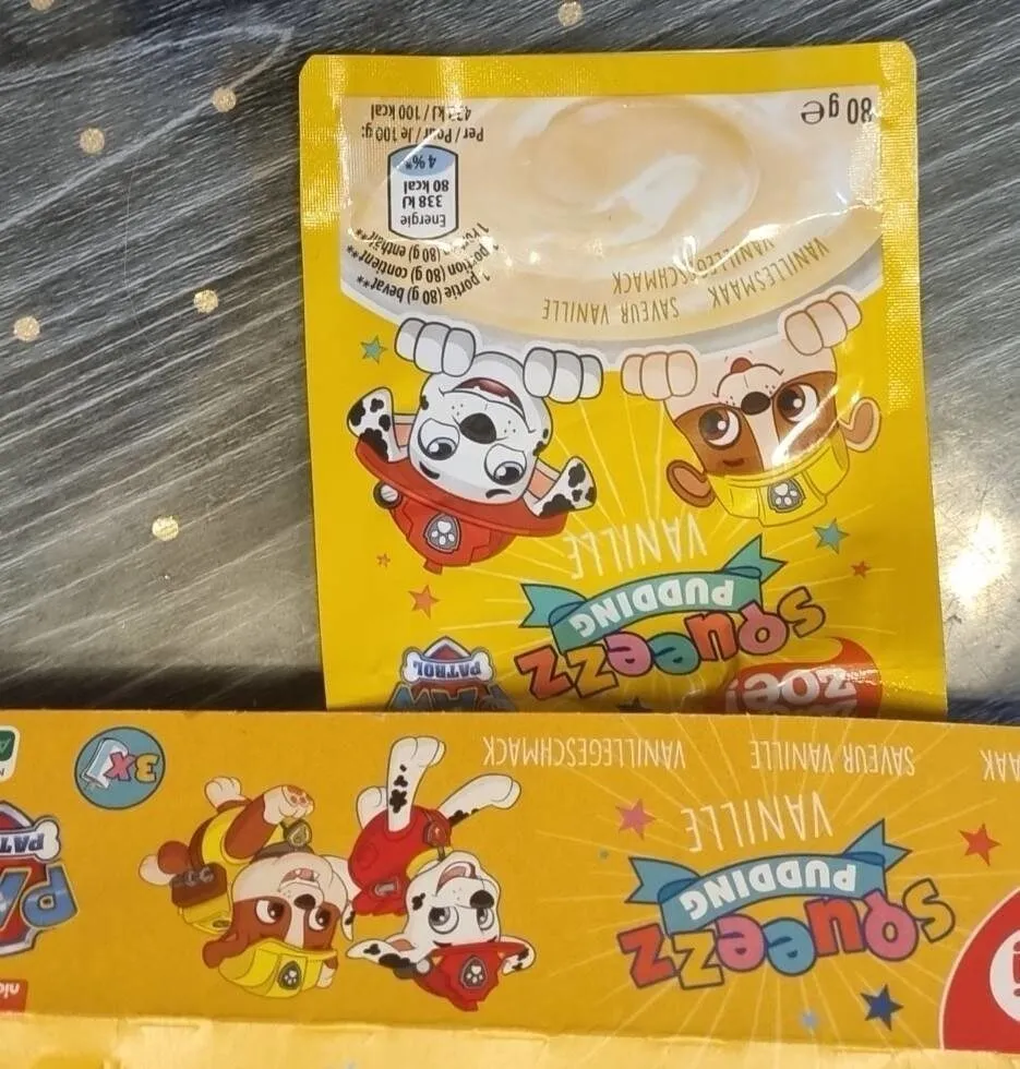 Squeezz pudding vanille