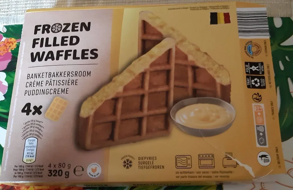 Gauffres crème pâtissière