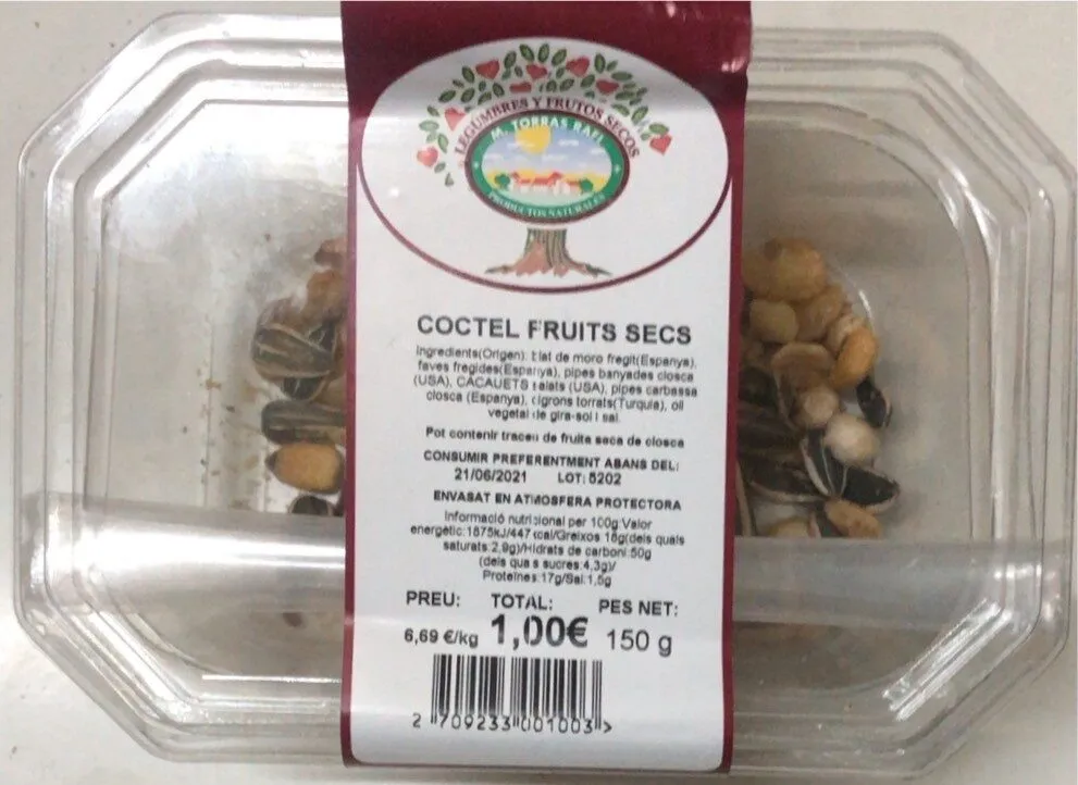 Coctel fruits secs
