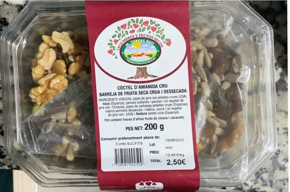 Cóctel de ensalada crudo