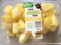 Ananas frais en morceaux
