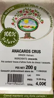 Anacardo crudo