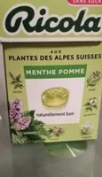 Bonbon goût menthe pomme