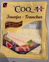 Le coq de France tranches