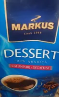 Dessert décaféiné