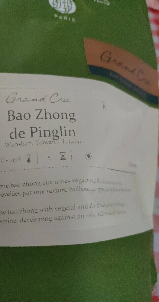 Thé vert grand cru Bao Zhong