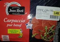 Carpaccio pur boeuf