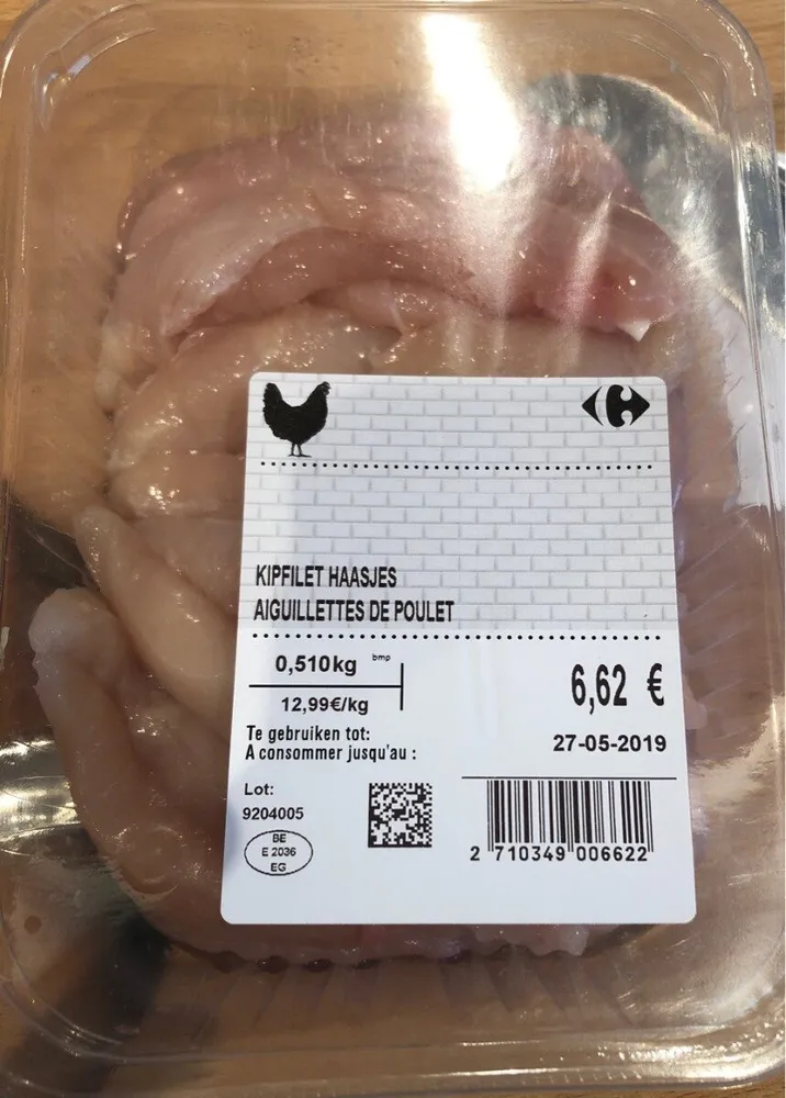 Aiguillettes de poulet