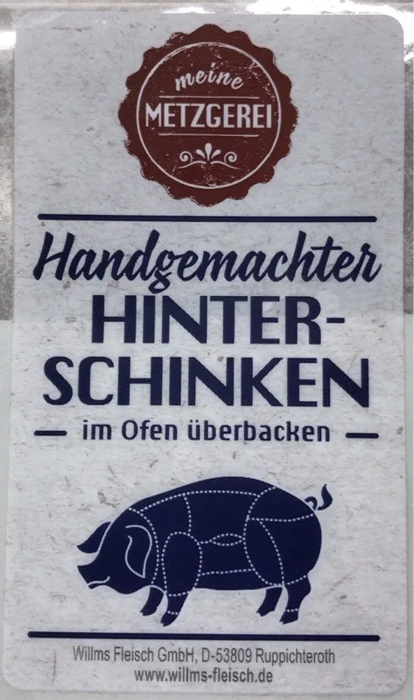 Handgemachter Hinterschinken