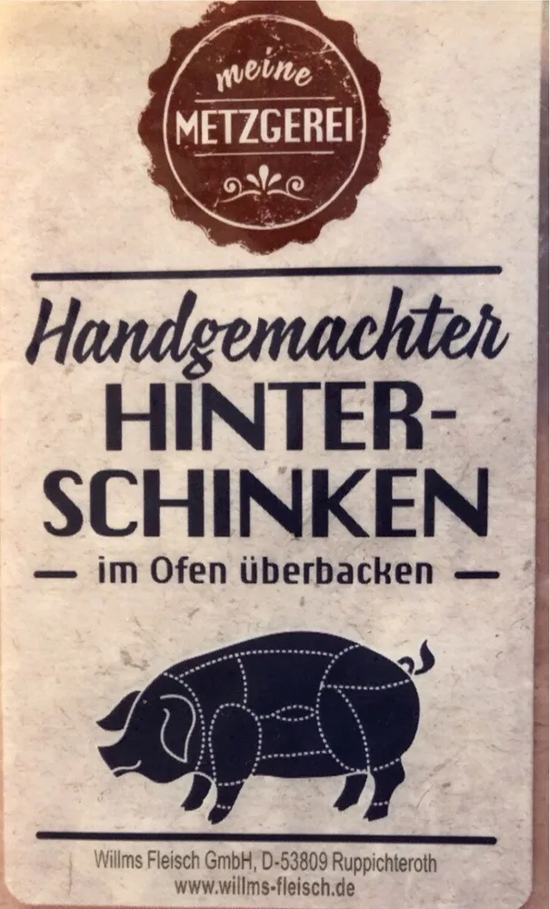 Handgemachter Hinterschinken