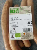 Chipolatta de poulet bio