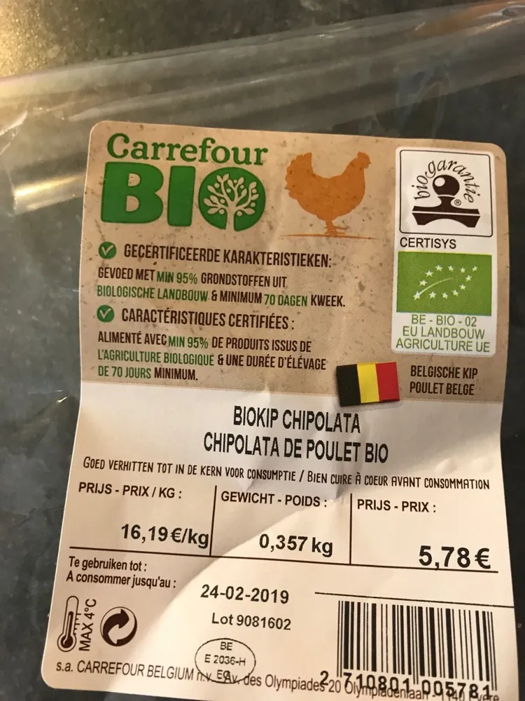 Chipolata de poulet