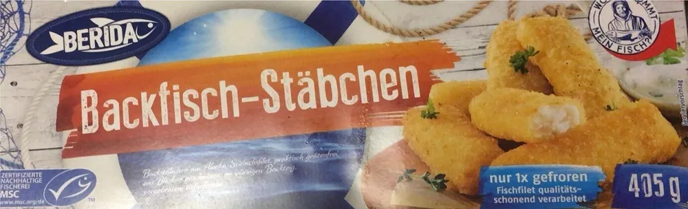 Backfisch-Stäbchen