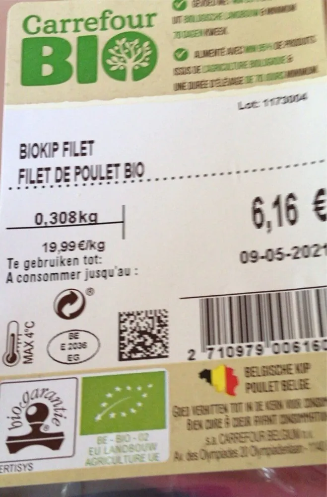 Filet de poulet