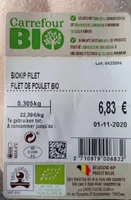 Filet de poulet bio