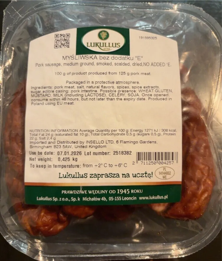 Kiełbasa Myśliwska