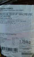 Rôti de boeuf macreuse