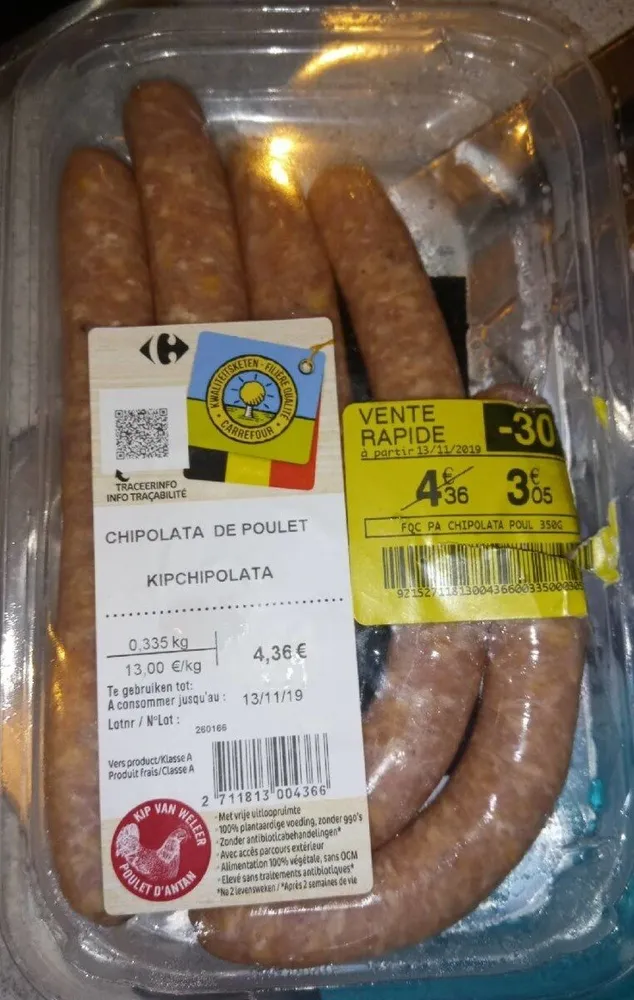 Chipolata de poulet