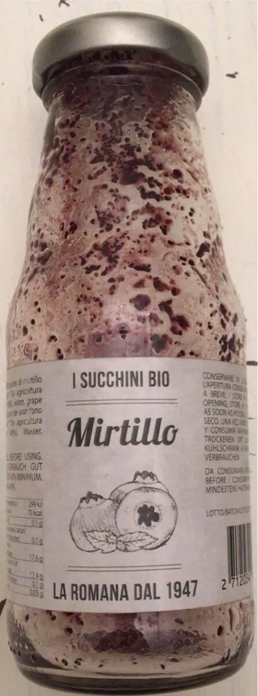 Succhini Bio Mirtillo