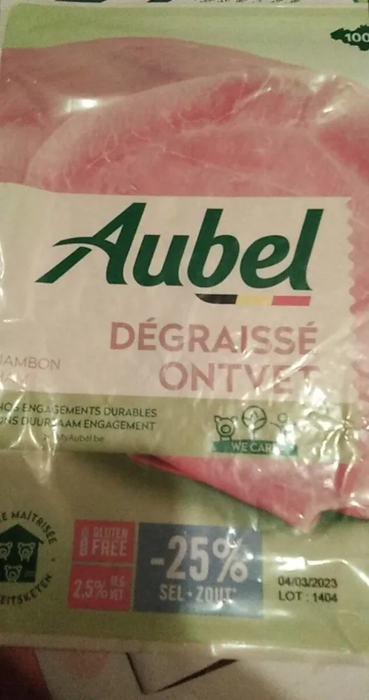 Jambon degraisse