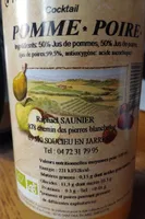 Jus pomme poire