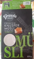 Premium Knusper Müsli Honig&Nuss
