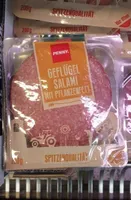 Geflügel Salami mit Pflanzenfett
