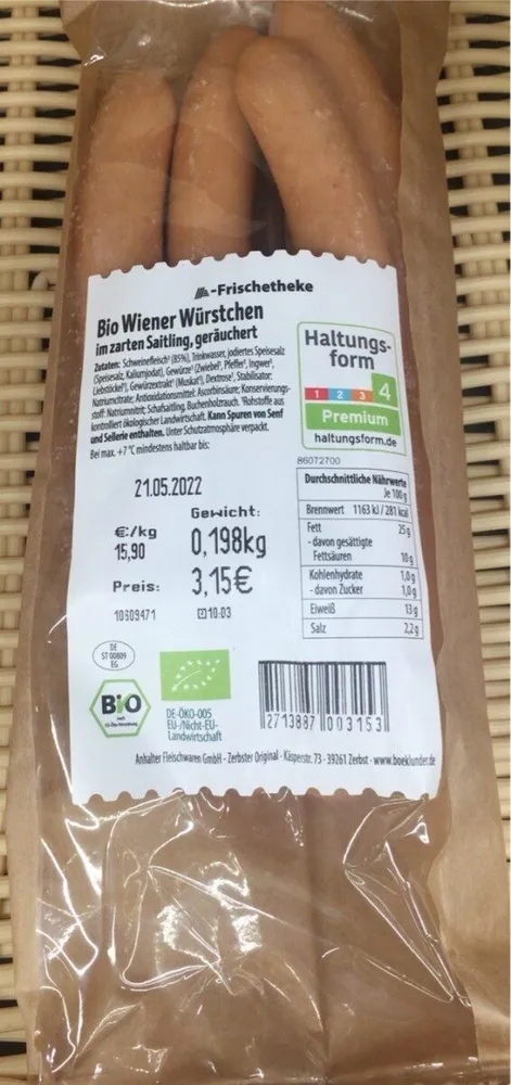 Bio Wiener Würstchen