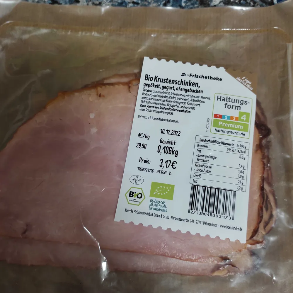 Bio Krustenschinken